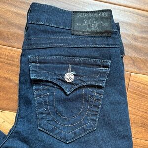 True Religion Women's Dark Blue Stretch Jeans